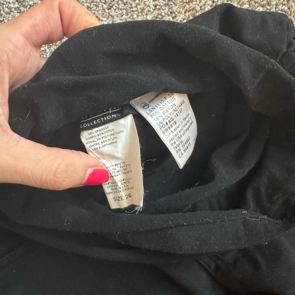 adriano Goldschmied / pea in the pod black maternity leggings size 26 - Picture 4 of 8